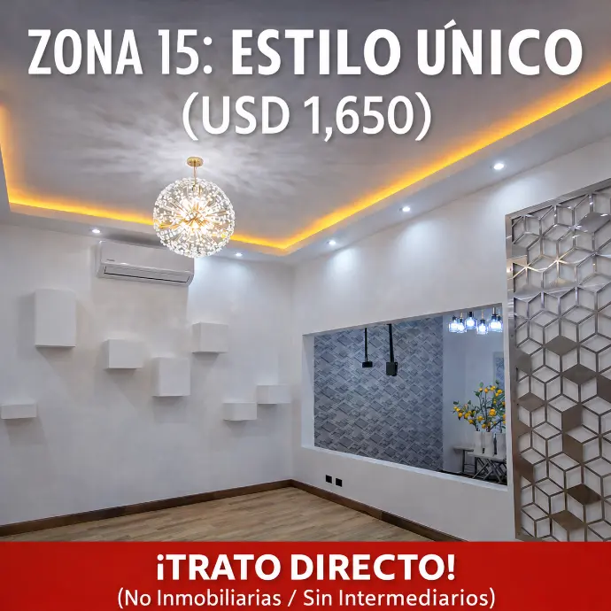 Renta casa Zona 15 | 250 m2 