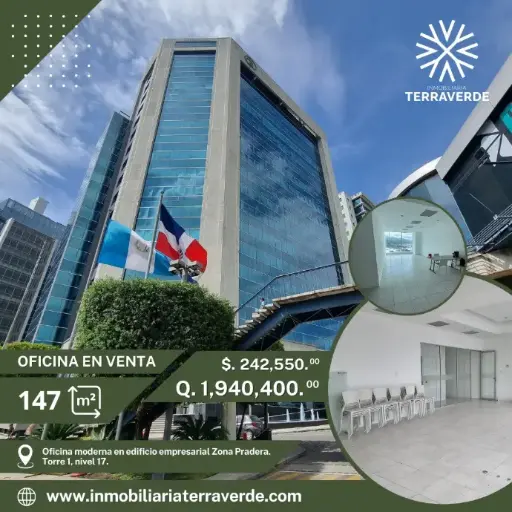 Oficina Zona Pradera 147 m2 | 1703